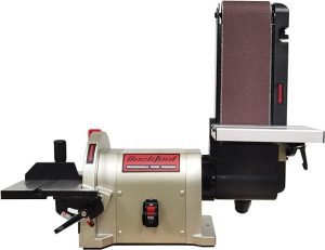 3. BUCKTOOL Direct Drive Bench Belt Sander for Woodworking