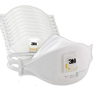 5. 3M Aura Particulate Disposable Respirator 9211